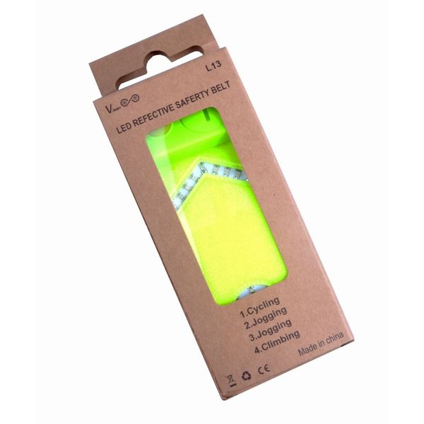 

outdoor sports night cycling safety reflective waist belt light flashing waistband bicycle jogging running skating waist band bike lights