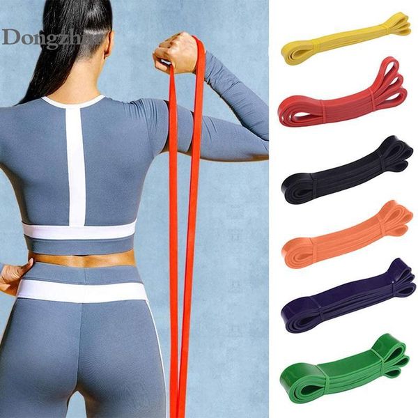 

208cm elastic rubber resistance bands set yoga exercise bands loop for training fitness gum equipment body stretch 5 sytles