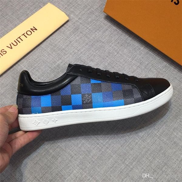 

20wr осень холст повседневная мужская обувь мода мужская печать кроссовки без кожи мужской квартиры обувь дышащий мужской кроссовки yetc8, Black