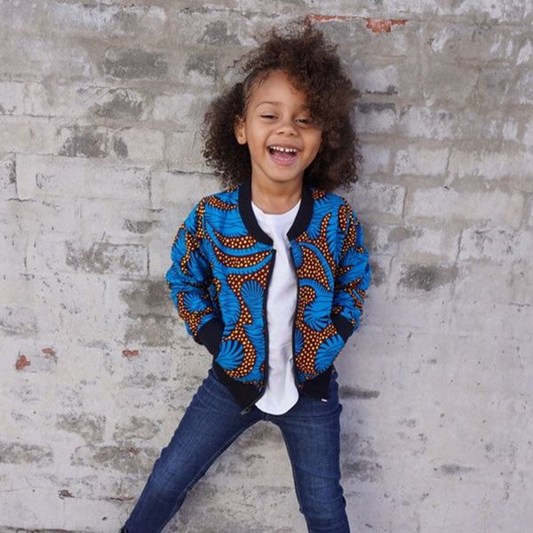 

toddler kids girl boy casual jacket dashiki african windproof coat warm outwear jackets zipper pocket coat long sleeve overcoat, Blue;gray