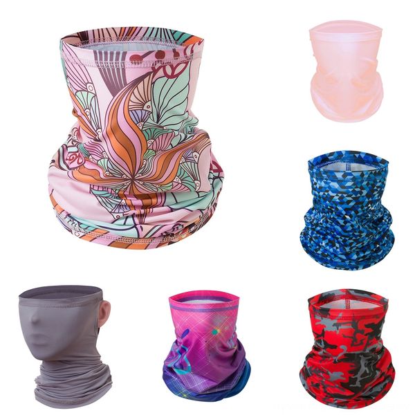 

4tged multifunctional ski magic scarf face mask half cosplay bicycle cs seamless headwear halloween face bandana party mask camouflage color, Black