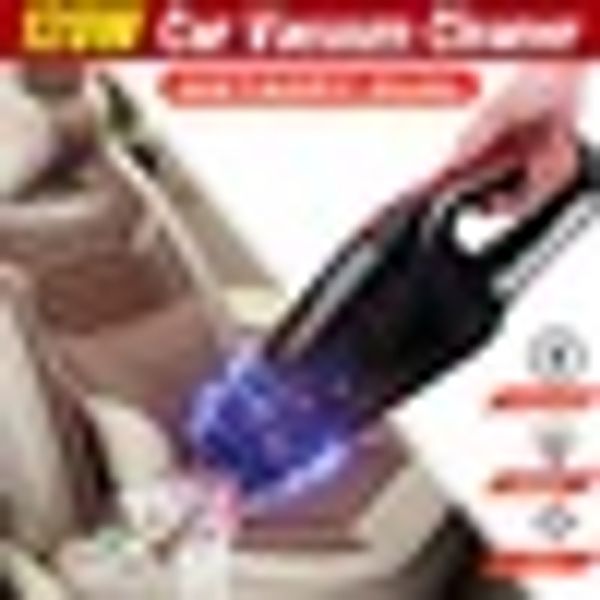 

120w 4000kpa high power black wet dry dual portable car vaccum cleaner