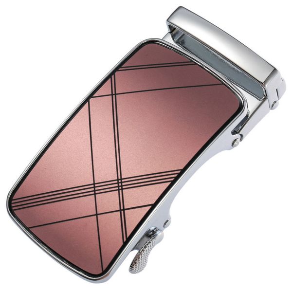 

new alloy belt buckle black face automatic belt buckle head, fashion leisure holographic designer ly136-1326, Black;brown