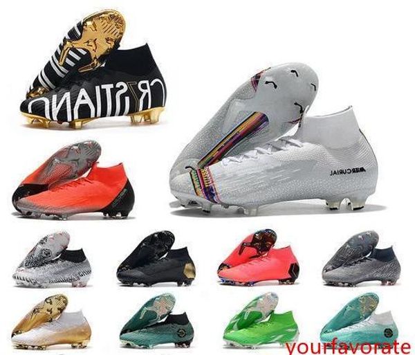 

mercurial superfly vi 360 elite fg kj 6 xii 12 cr7 ronaldo neymar mens women boys high ankle soccer shoes football boots cleats us3-11