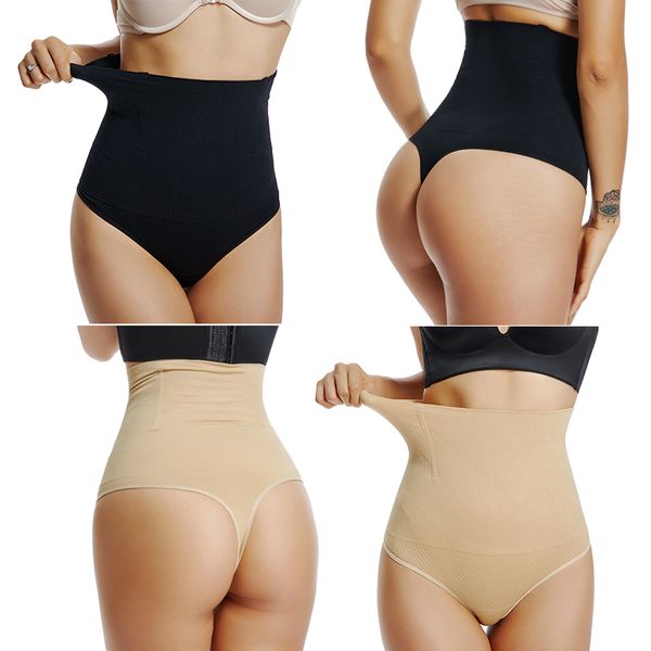 

high waist women body shaper butt lifter panties hip underwear panties new thongs lingerie slimming exercise waist trainer, Black;white