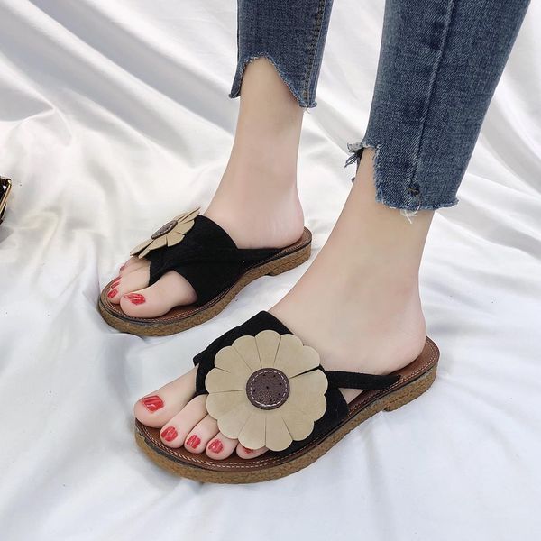 

shoes woman slippers shoes for women flip flop womens summer slippers sandals women casual claquettes femme chaussure, Black