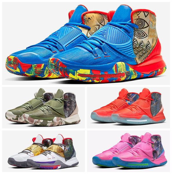 

kyrie 6 pre heat shoes shanghai beijing sports sneakers new irving 6s nyc miami houston heal the world mens basketbal shoes baskets zapatos