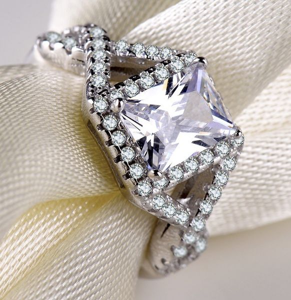 

jewelry zirconium stone ring woman trend ornaments ring, Silver