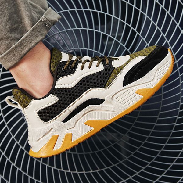 

fashion retro design running shoes men 2020 spring autumn jogging shoes trainer outdoor platform man chunky sneakers