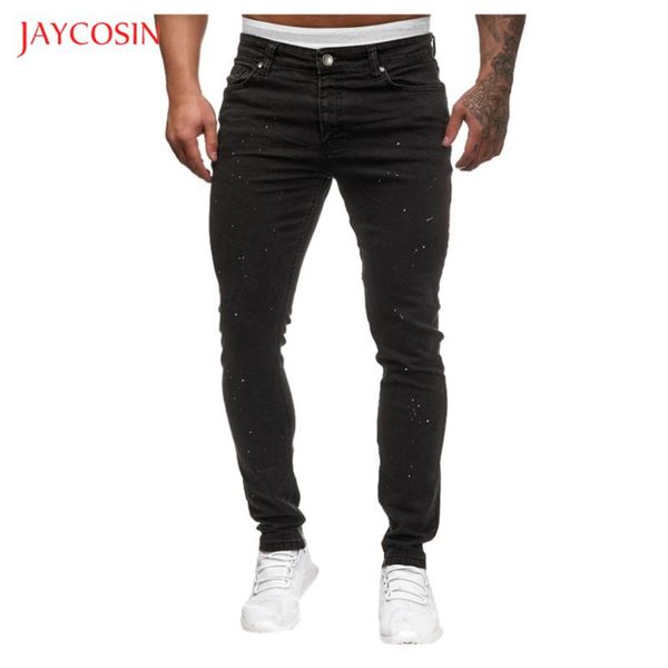 

jaycosin brand 2020 новая мода мужчин джинсы свет вскользь лето стиль slim fit карандаш джинсы брюки брюки мужчины середины талии, Blue