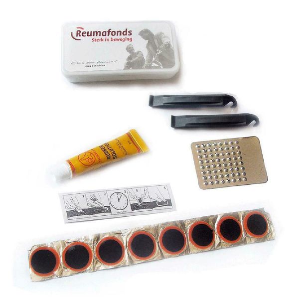 

1set cycling puncture repair tools bicycle tyre bike rubber tire tube patch maintain accessories for outdoor emergency carry mma1638