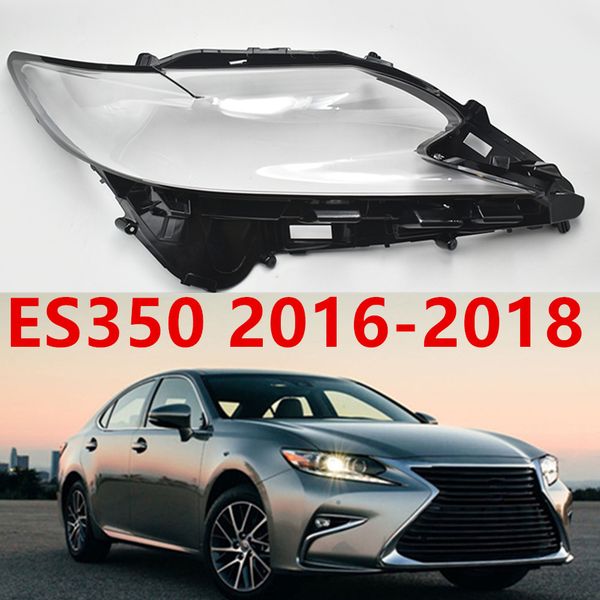 

headlight headlamp clear auto-shell cover for es350 transparent glass lens cover 2016-2018 replacement diy