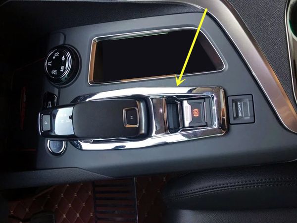

for peugeot 3008 3008 gt / 5008 5008 gt 2017 2018 abs chromed interior gear shift frame cover trim 1pcs car styling