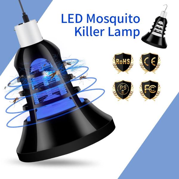 

e27 electric mosquito killer lamp outdoor led usb light portable 220v bug zapper trap lamp 5v pcatalysis mute light 110v