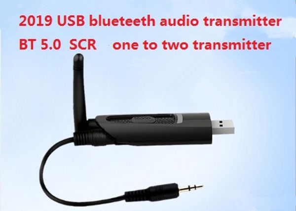 

B25 new c r bluetooth 5 0 one for two tran mitter with antenna u b powered wirele audio tran mitter