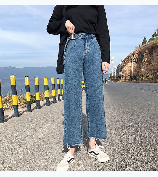 

deep blue women's tailored waist and hip princess jeans bk1029