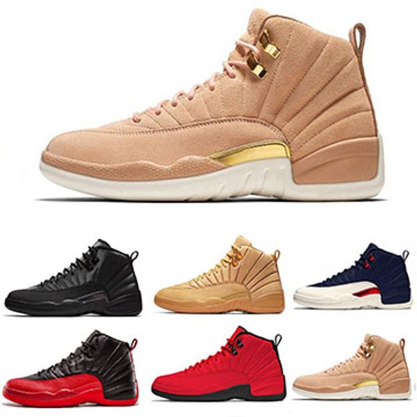 

12 12s Basketball Shoes for Men Gym red Black flu game Gamma Blue Dark grey Men utility Designer Sports Sneakers trainers Size 7-13