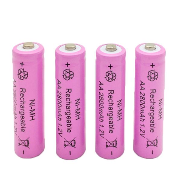 

wholesale 70pcs lot 1.2v aa 2800mah ni mh pre-charged batteries ni-mh aa3600 battery for toy camera microphone