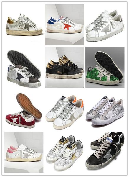 

Высокое качество старый стиль кроссовки натуральная кожа ворсинки дермы Повседневная обувь мужские и женские роскошные суперзвезда тренер 36-45