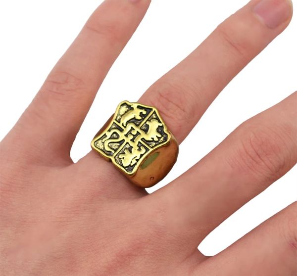 

vintage style ethnic retro carved totem pattern flower finger ring, Silver