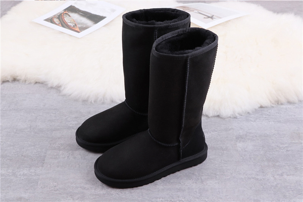 

2020 bow-knot wgg womens australia classic tall half sneakers uggs wggs bow women girl snow winter ankle boots leather shoes 0306c#, Black