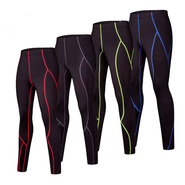 

lidong new mens running pants sports trousers legging basketball football training ropa hombre leg basketbol tayt breathable, Black;blue
