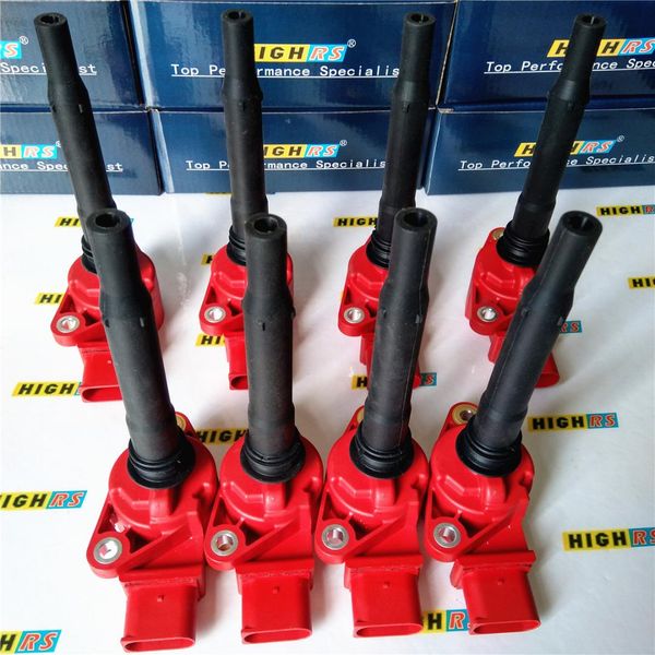 

set of 8pcs upgrade performance ignition coils fit - c63 cl63 clk63 e63 ml63 cls63 r63 s63 sl63 sls amg 6.3l v8 coil