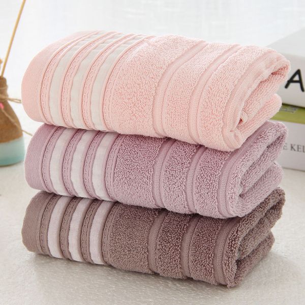 

new 100% cotton towel stripe soft bath towels for adults luxury soft face towels colors thick high absorbent antibacterial