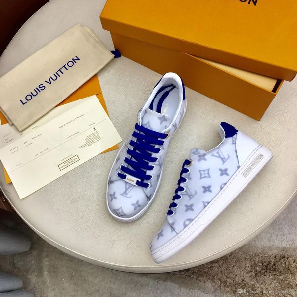 

2020ss women's leather shoes sneakers classic flat casual shoes clearance frontrow sneaker fashion shoes with original box 35-40abc