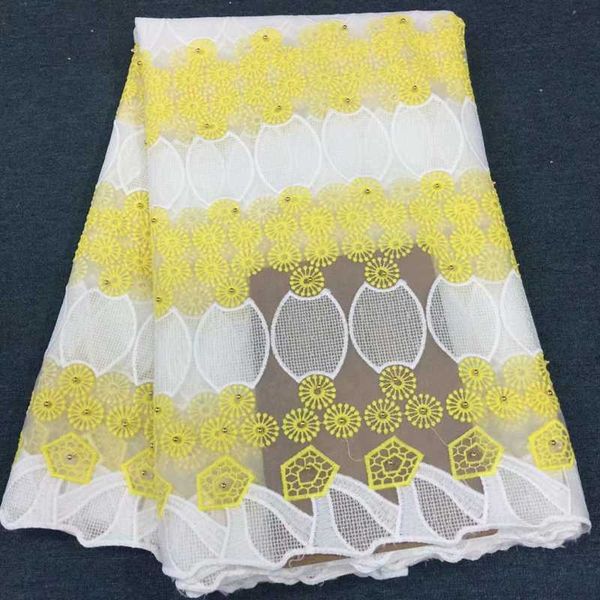 

2020 african beaded lace fabric nigerian lace embroidery guipure bridal net fabric for nigerian dress, Pink;blue