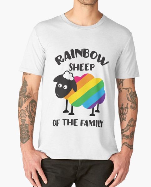 

Rainbow heep of the family t hirt gay pride le bian lgbt funny ca ual