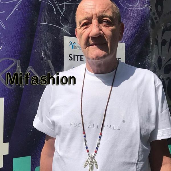 

19ss USA Fashion High Quality Summer Box Logo Bad Word Gold Bars Tee Skateboard Mens designer t shirt Women Street Luxury Casual T-shirt