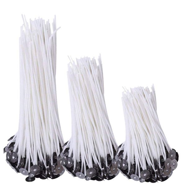 

easy-150pcs природные свечи фитили, 50pcs 8 дюймов 6 4 low smoke nat свечи