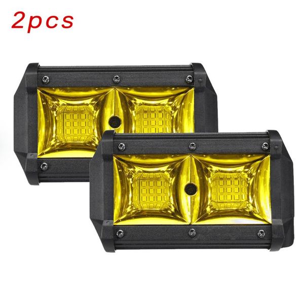 

54w led car work light bar spot beam fog/driving lamps amber for offroad suv ca