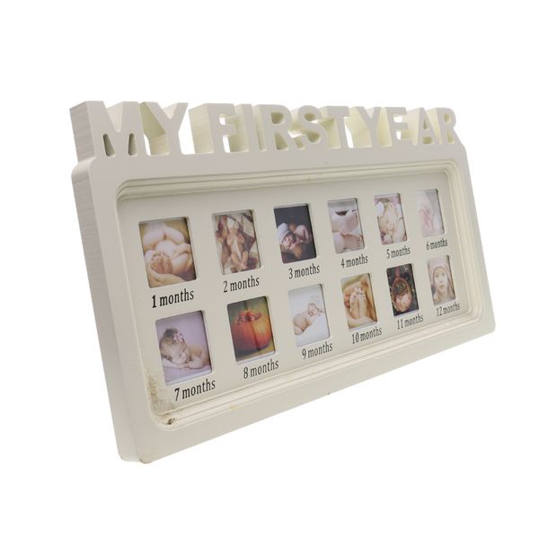 

table stand hanging baby one year p frame wood picture pgraph frames