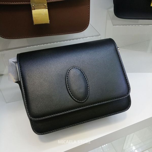 

designer crossbody bag 2019 new le style 61 brand fashion vintage embossed logo female small flap bags genuine leather handbags purses women