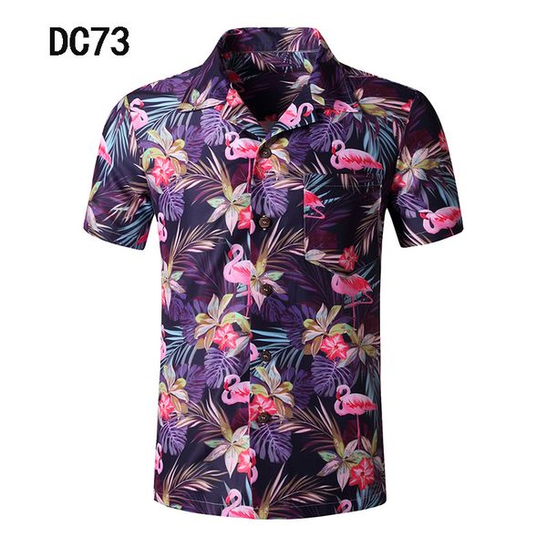 

ffxzsj summer pure cotton mens hawaiian dress shirt loose printed short sleeve big us size hawaii flower men beach floral shirts, White;black