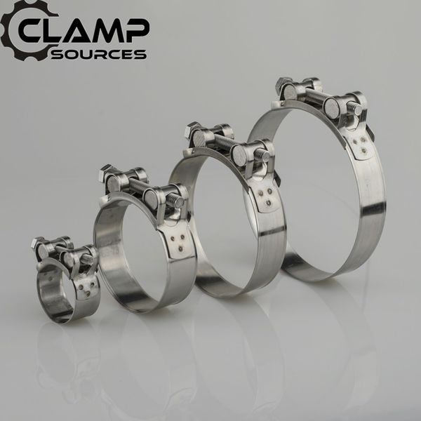 

51mm 61mm 76mm 2 2.5 3 inch universal stainless steel car motocycle muffler clamp exhaust pipe clamp hose clamps clips