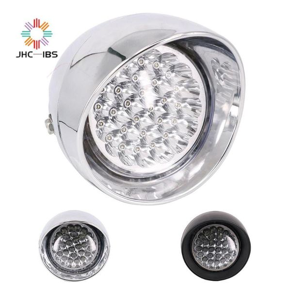 

motorcycle universal 12v retro front headlight headlamp for touring chopper bobber custom off-road cafe racer