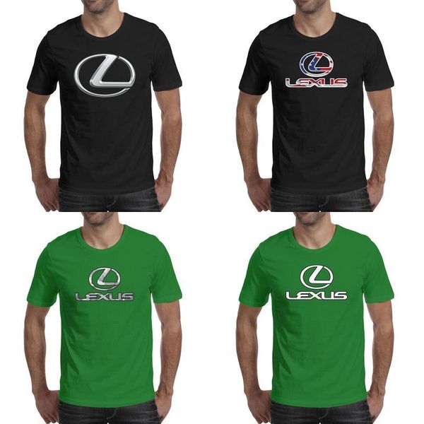 

mens lexus logo fashion t shirt design cool cotton shirts printed short sleeve tees 3d effect flag lexus suv logo gray camouflage car, White;black