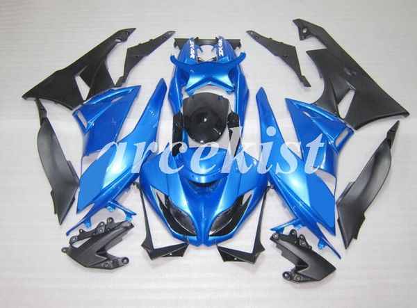 

4gifts new abs motorcycle fairings kits fit for kawasaki ninja zx-6r 636 2009 2010 2011 2012 09 10 11 12 bodywork set custom blue light