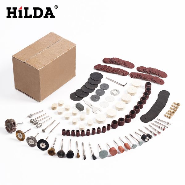 

hilda 264 pcs/set for dremel rotary tool accessory set fits for dremel drill grinding polishing accessories