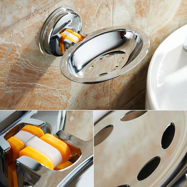 

soap holder suction cup abs soaps dish basket for bathroom shower kitchen din889
