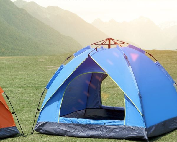 

Throw tent outdoor automatic tent throwing pop up waterproof camping hiking tent waterproof large family tent
