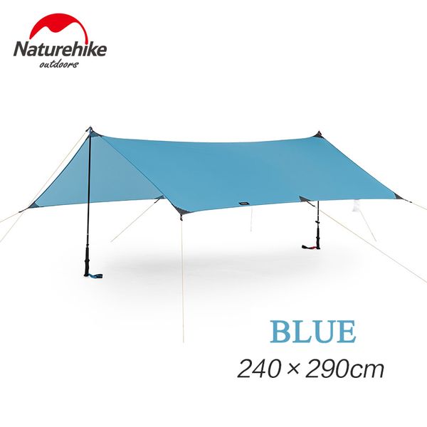 

naturehike cloud atlas 15d nylon silicone outdoor camping hiking rainproof sun shelter sunscreen anti-uv awning beach tent