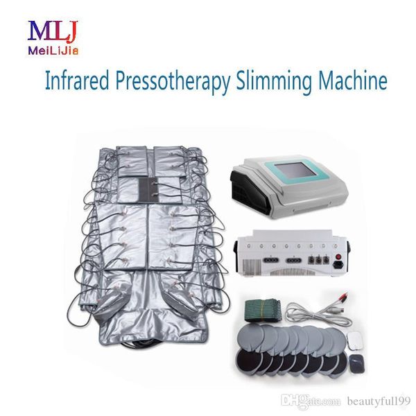 

portable 3 in 1 far infrared ems therapy pressotherapy lymphatic drainage body slimming machine