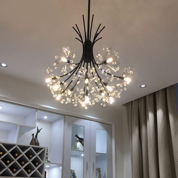Großhandel Nordic Moderne Löwenzahn Kristall Kronleuchter Beleuchtung Für Schlafzimmer Küche Esszimmer Anhänger Hängende Lampe G4 Glühbirne 110 ... Großhandel Nordic Moderne Löwenzahn Kristall Kronleuchter Beleuchtung Für Schlafzimmer Küche Esszimmer Anhänger Hängende Lampe G4 Glühbirne 110 ...