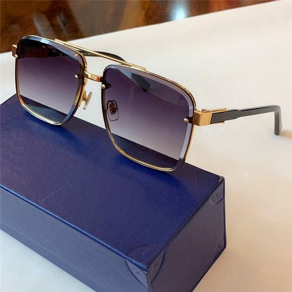 

new fashion designer sunglasses 1098 square crystal cutting lens frame simple and generous men outdoor uv400 protection eyewear