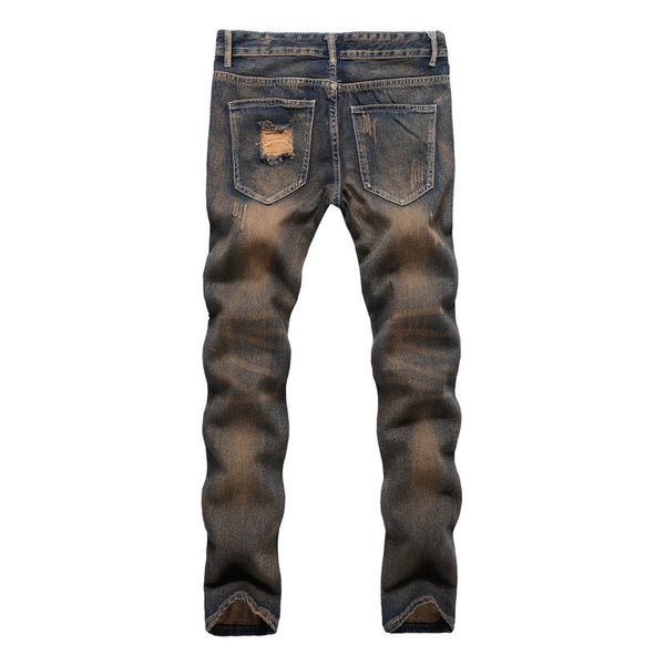 

2018 разорванные jeans men \ 's осень длинные брюки мужчины tr, Blue
