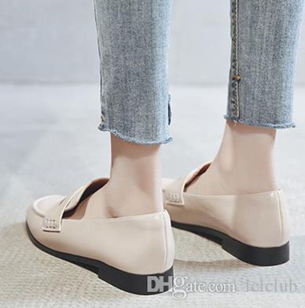 

0722hzd434 beauty idsd comfortable shoes cut down flat shoes women good walking outdoor slip on shoes, Black